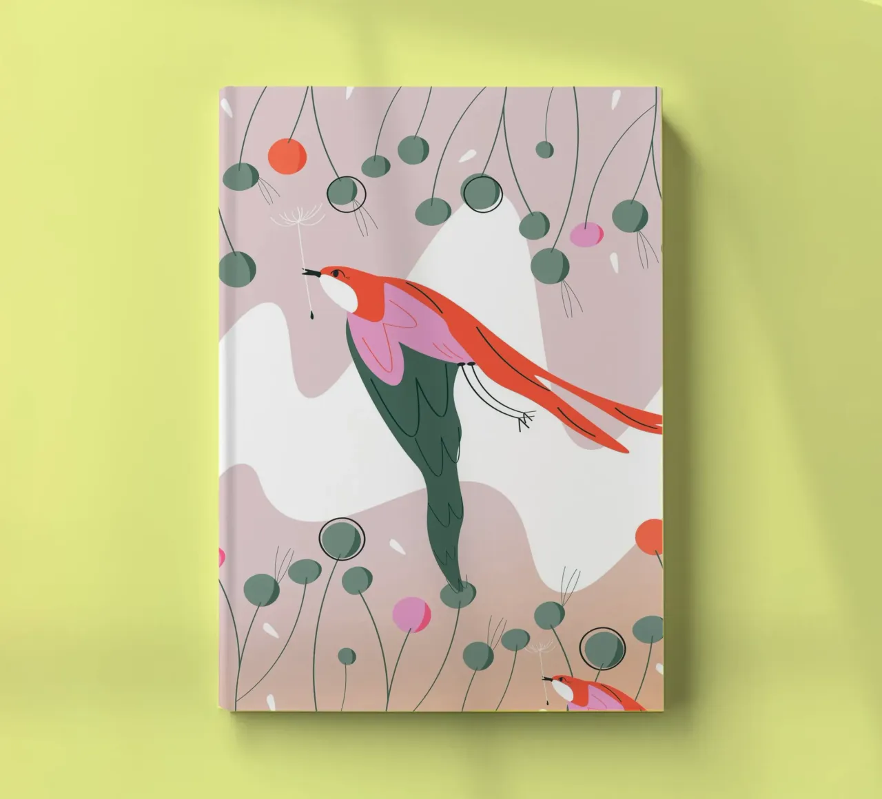Birds of Spring notebook by Silvie Illustration