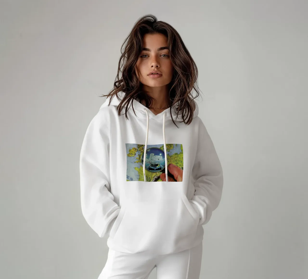 Lets get lost felpa con cappuccio da Sammy Slabbinck