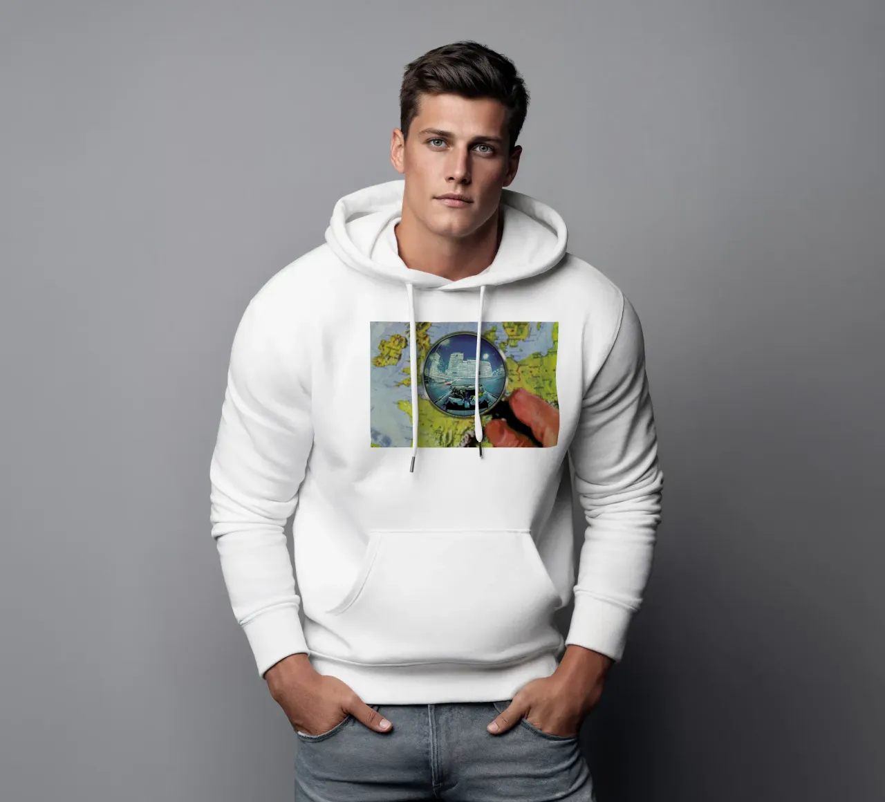 Lets get lost felpa con cappuccio da Sammy Slabbinck