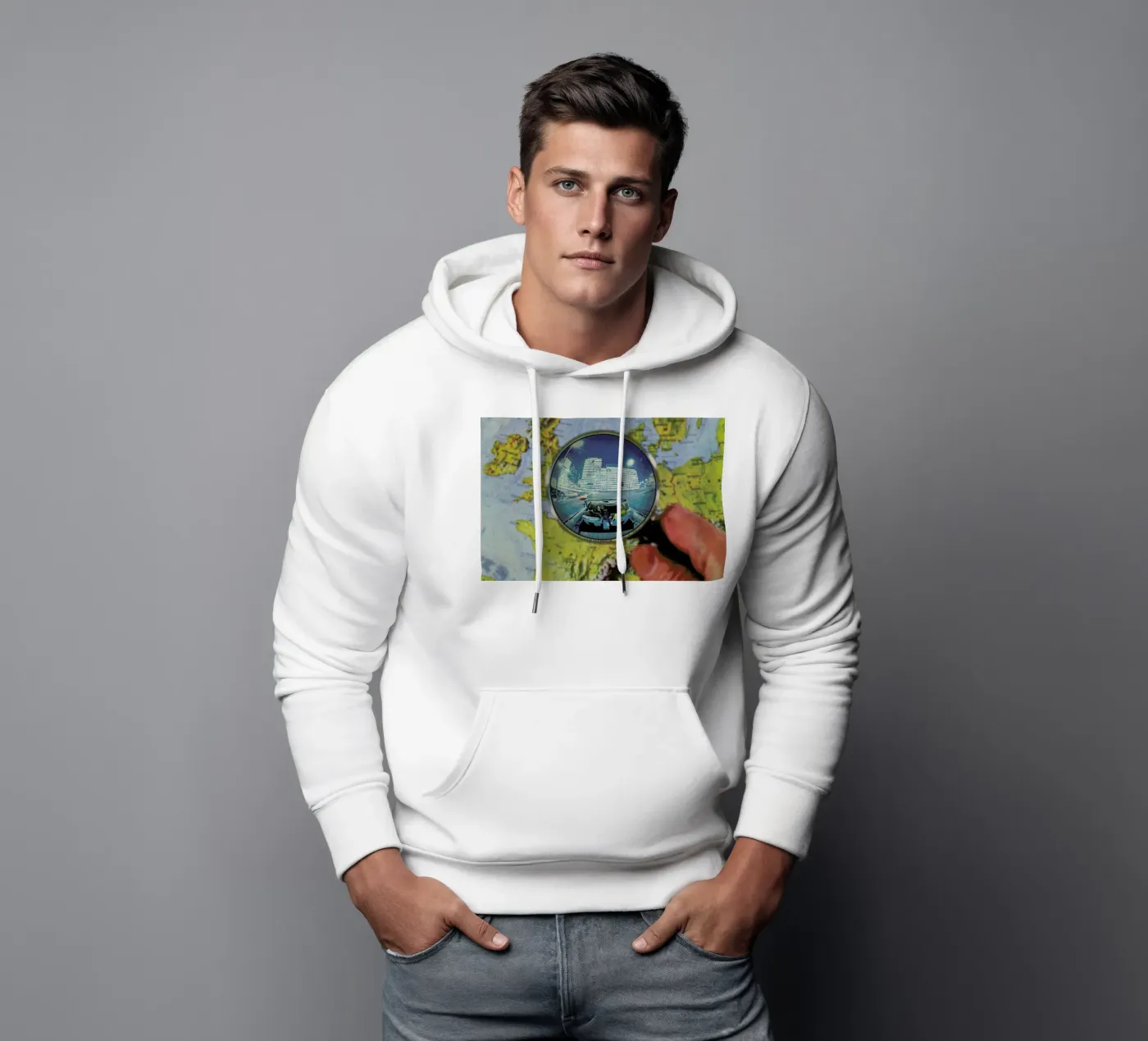 Lets get lost felpa con cappuccio da Sammy Slabbinck