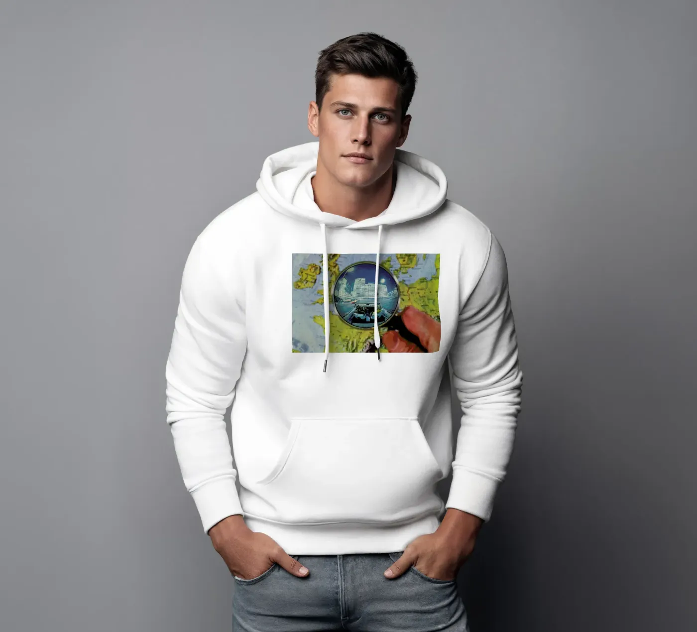 Lets get lost felpa con cappuccio da Sammy Slabbinck