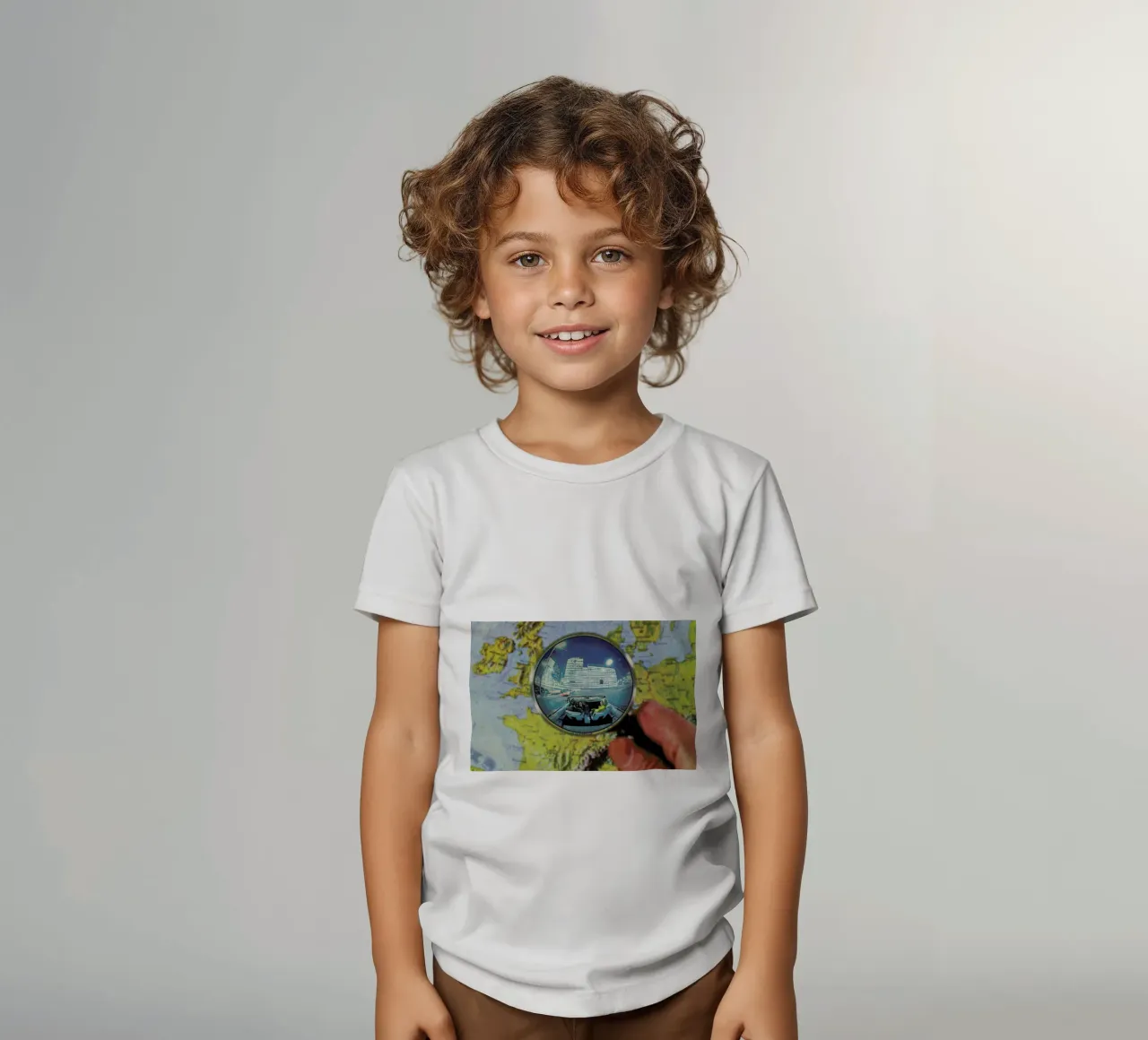 Lets get lost t-shirt bambini da Sammy Slabbinck