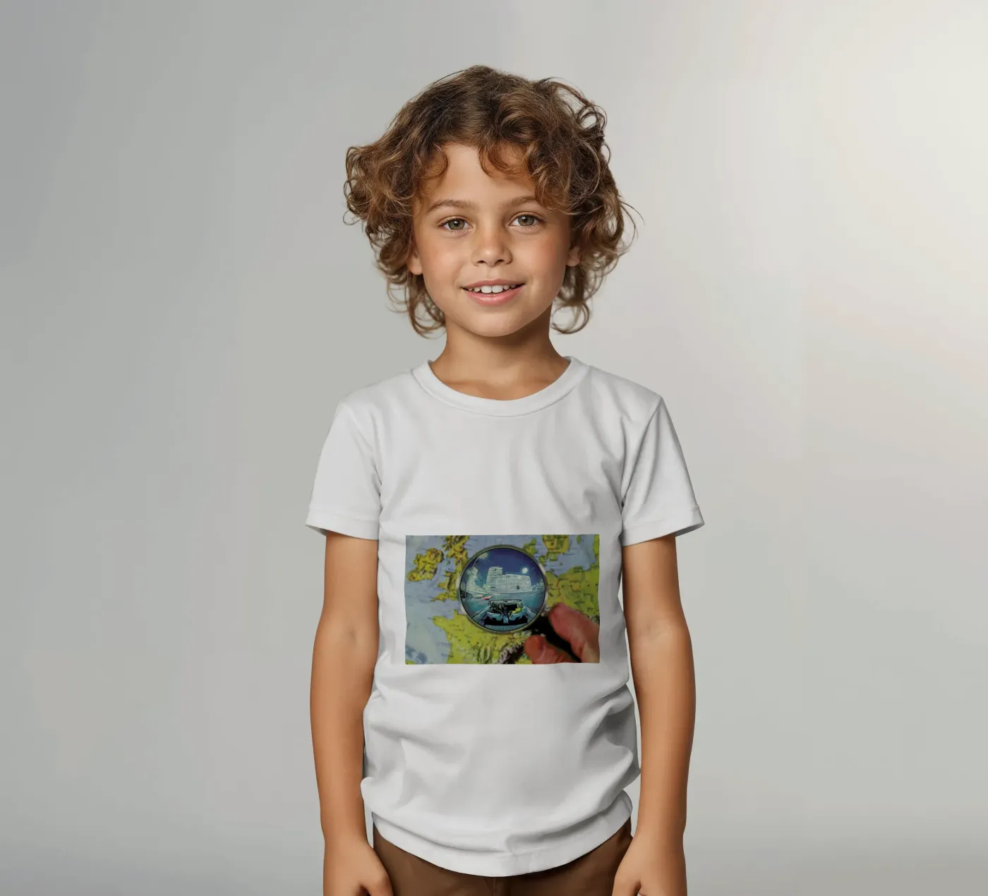 Lets get lost kinder t-shirt van Sammy Slabbinck