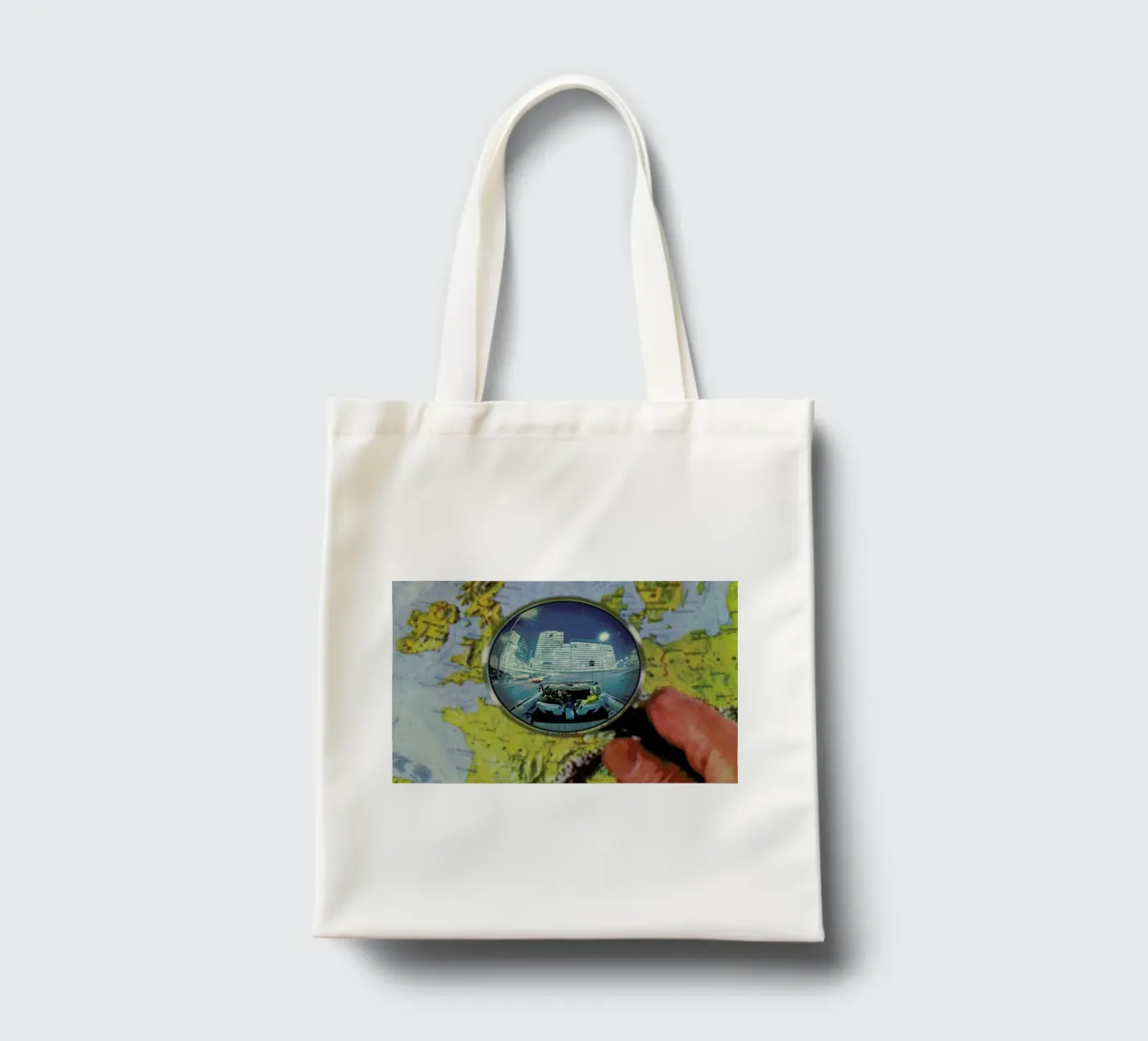 Lets get lost tote bag by Sammy Slabbinck