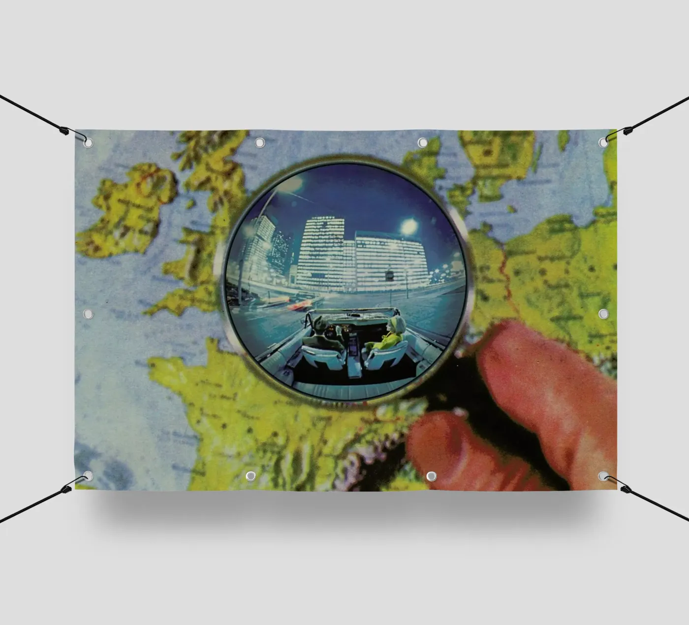 Lets get lost PVC Plane von Sammy Slabbinck