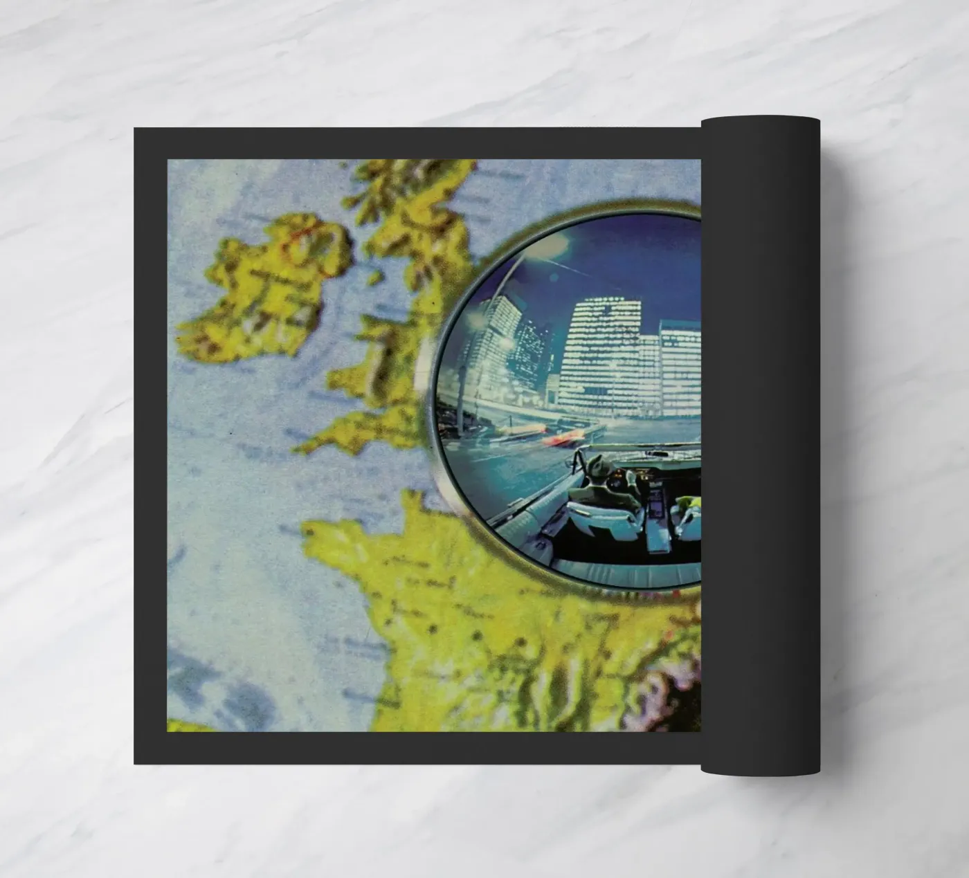 Lets get lost deurmat van Sammy Slabbinck