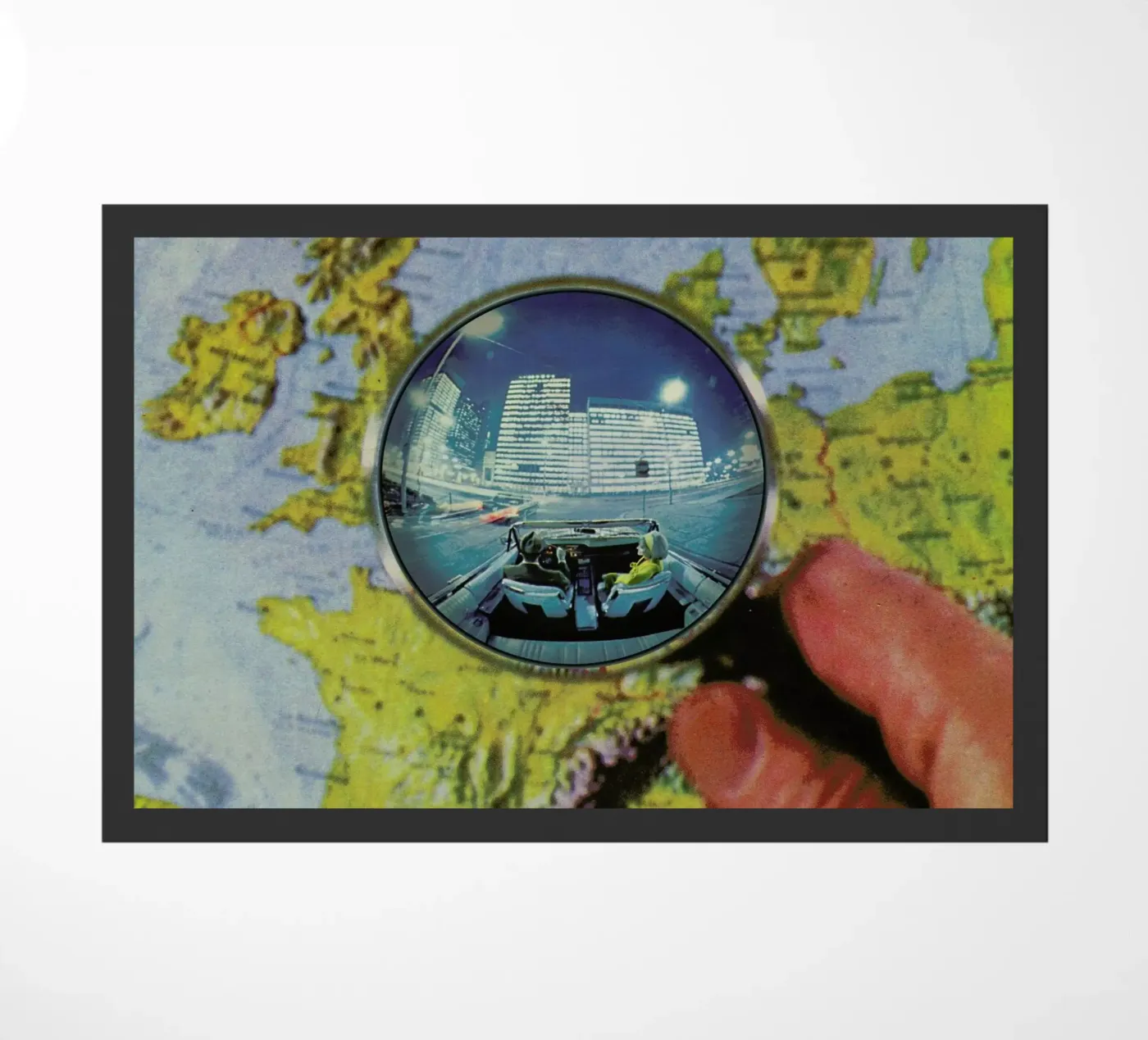 Lets get lost deurmat van Sammy Slabbinck