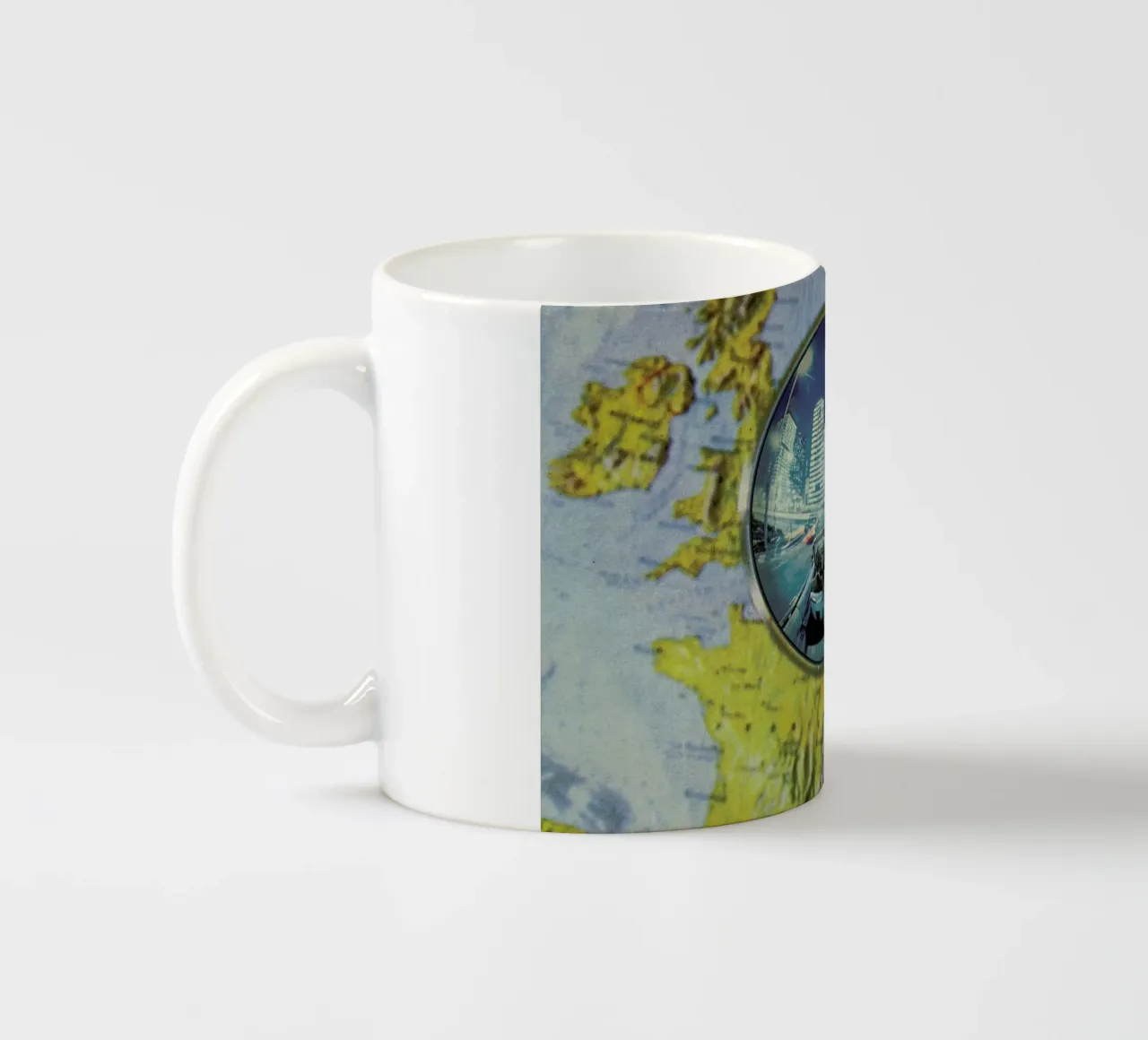 Lets get lost tazza in ceramica da Sammy Slabbinck