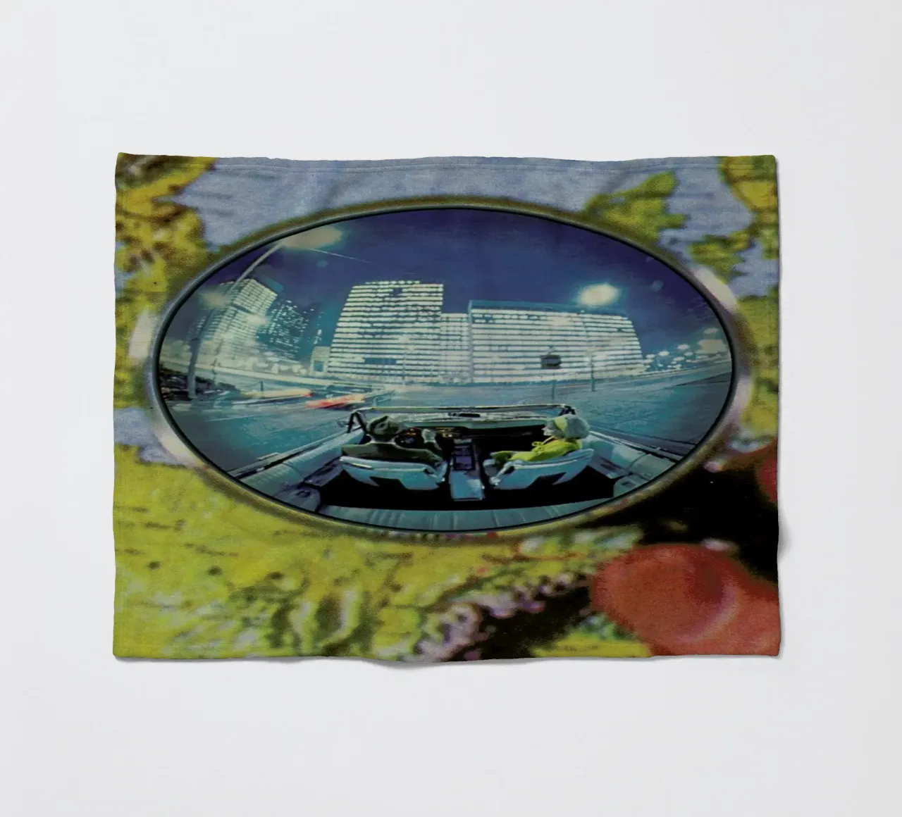 Lets get lost Fleecedecke von Sammy Slabbinck