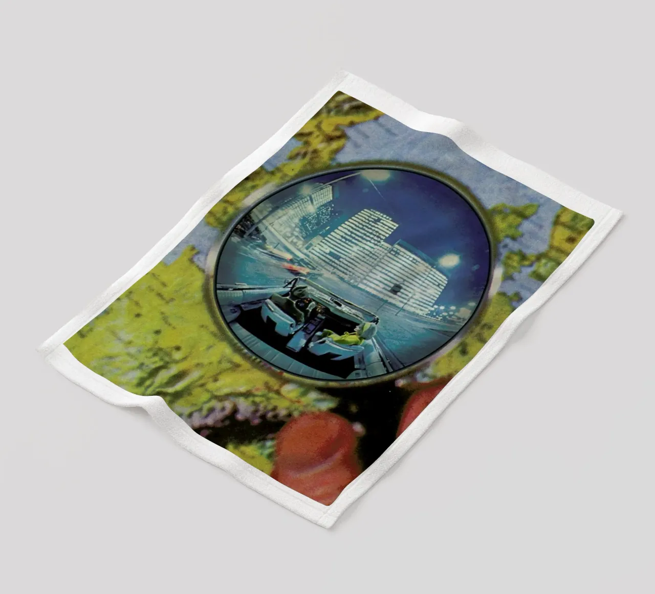 Lets get lost Fleecedecke von Sammy Slabbinck