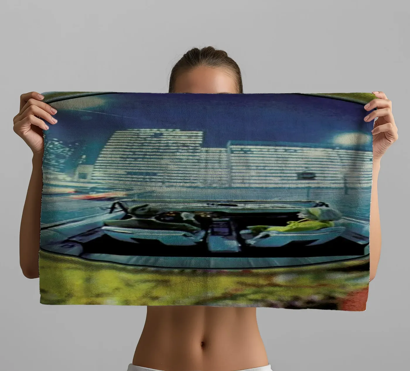 Lets get lost Handtuch von Sammy Slabbinck