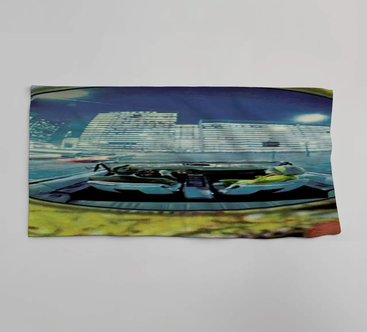 Lets get lost badhanddoek van Sammy Slabbinck