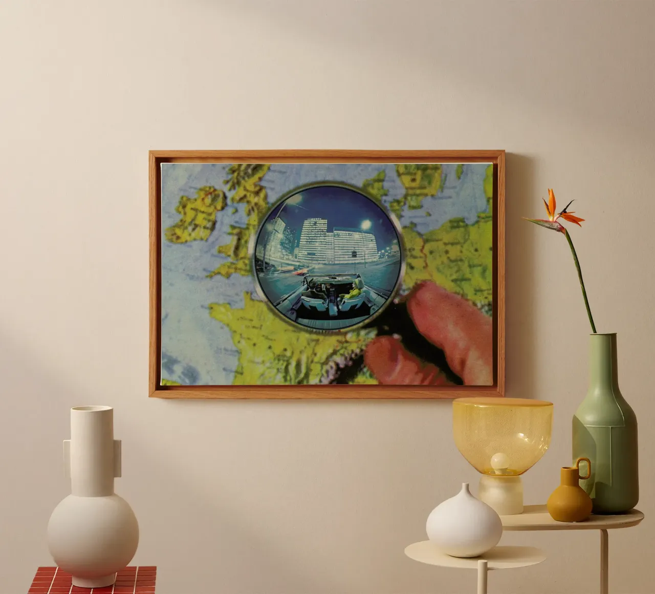 Lets get lost canvas by Sammy Slabbinck