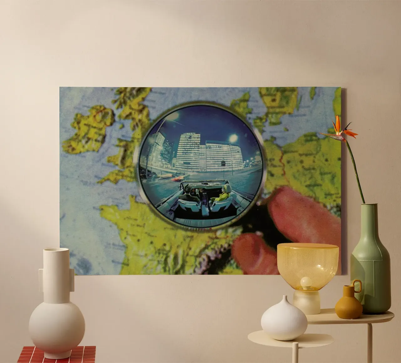 Lets get lost canvas by Sammy Slabbinck