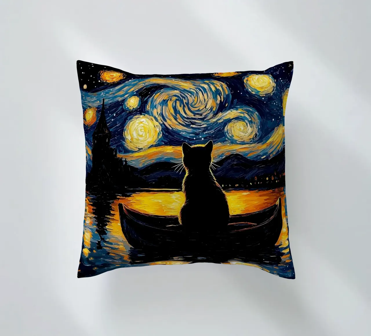 gatto cuscino da Abstract Botanical Art