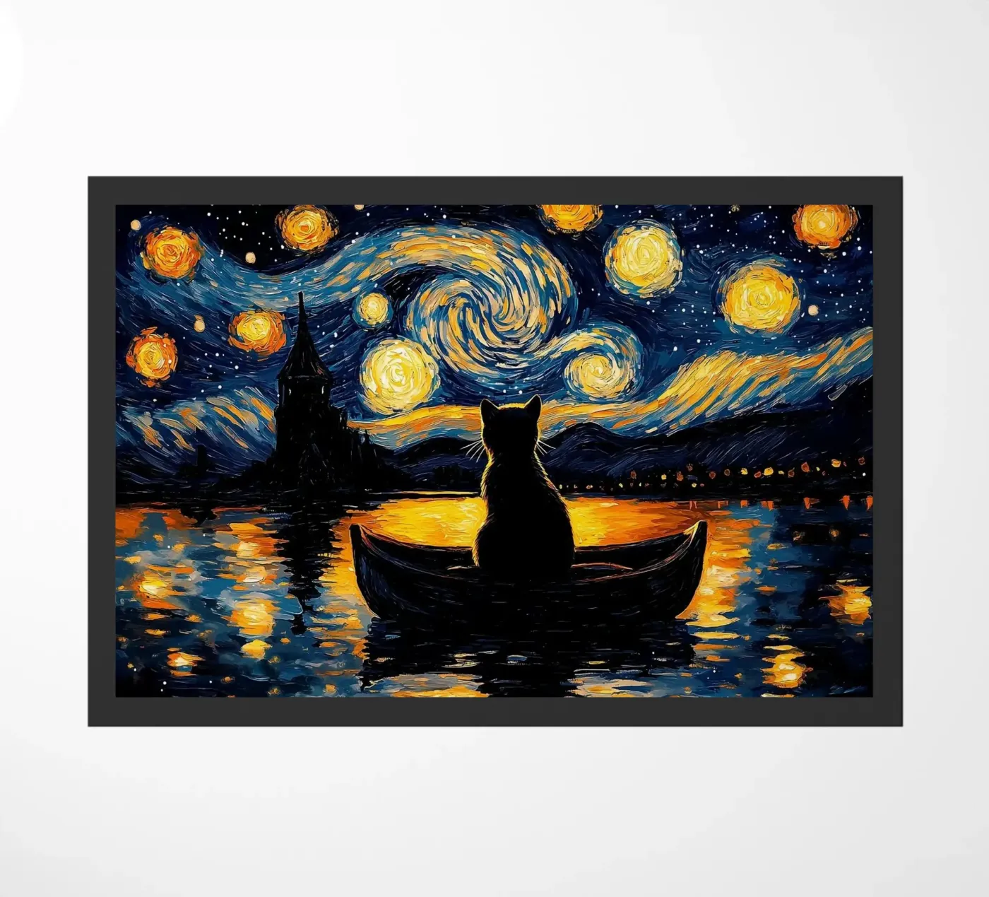 gatto zerbino da Abstract Botanical Art