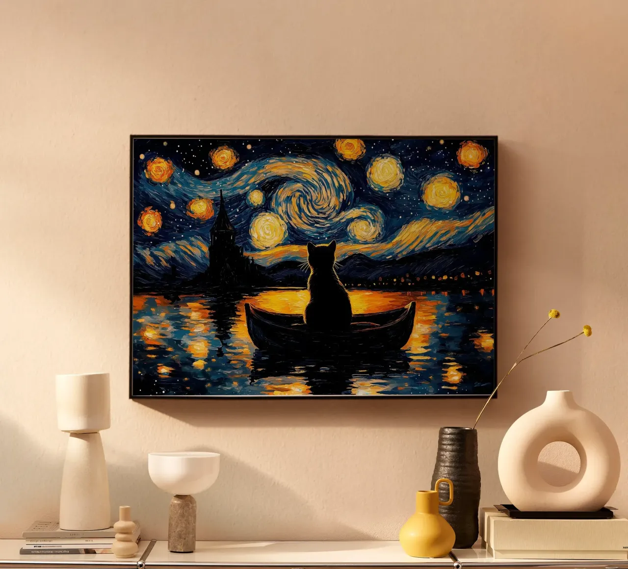 gatto plexiglass da Abstract Botanical Art