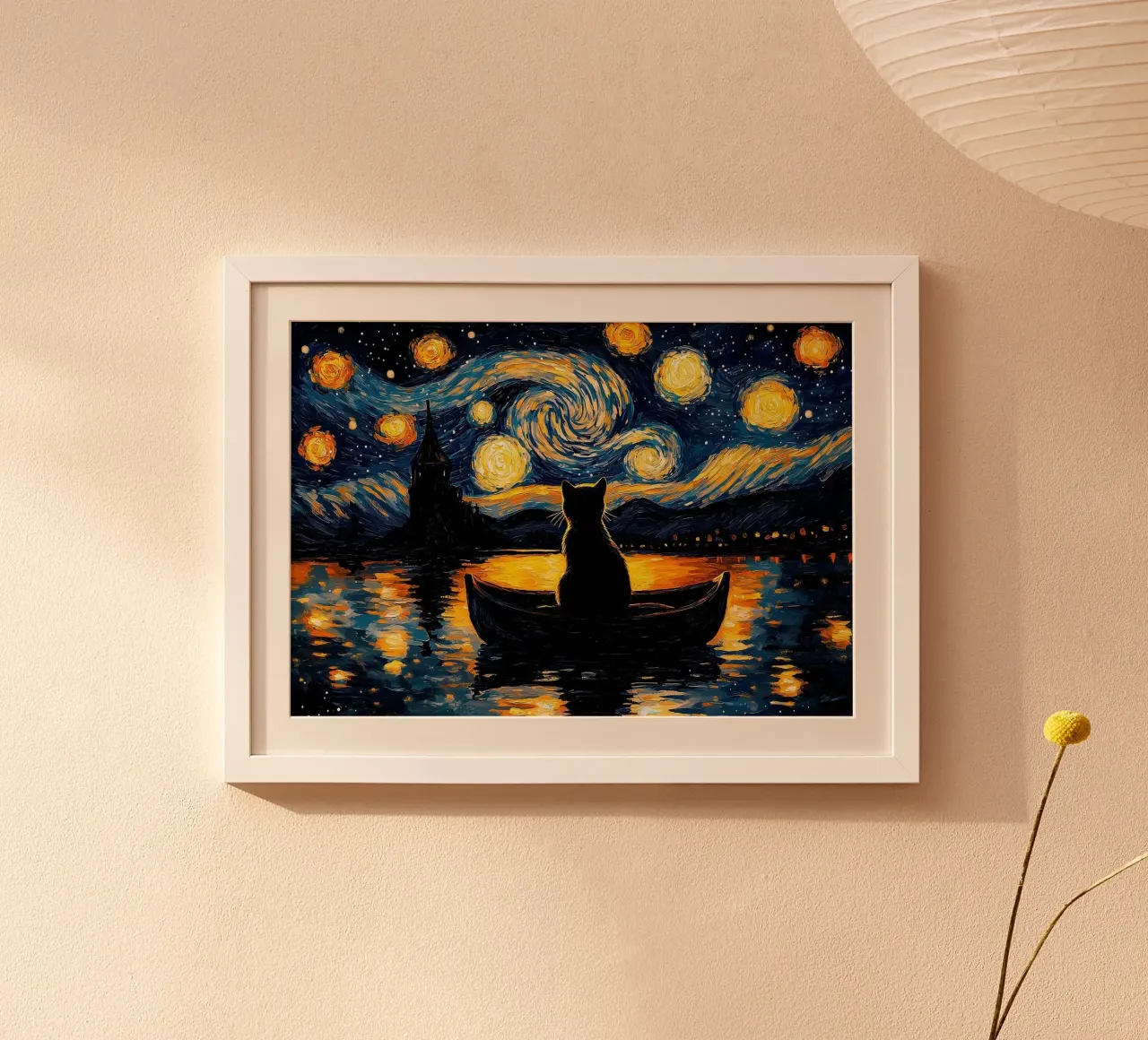 cat poster by Abstract Botanical Art