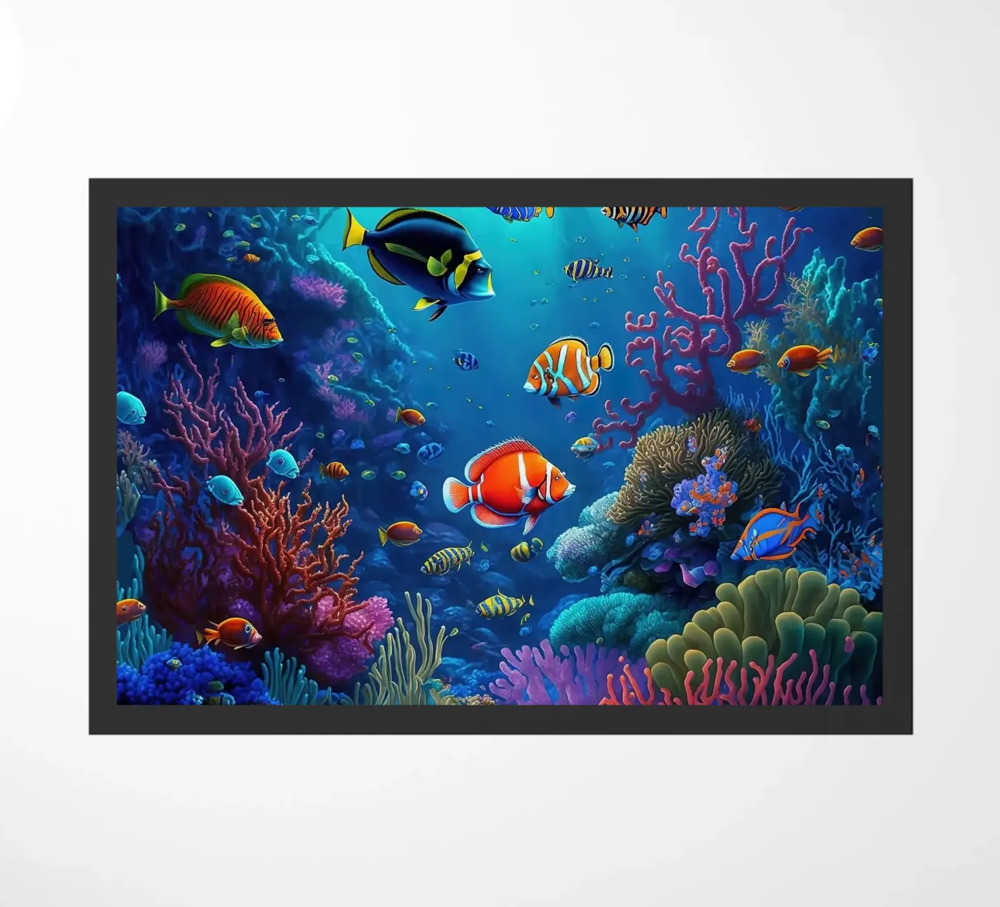 underwater doormat by Abstract Botanical Art