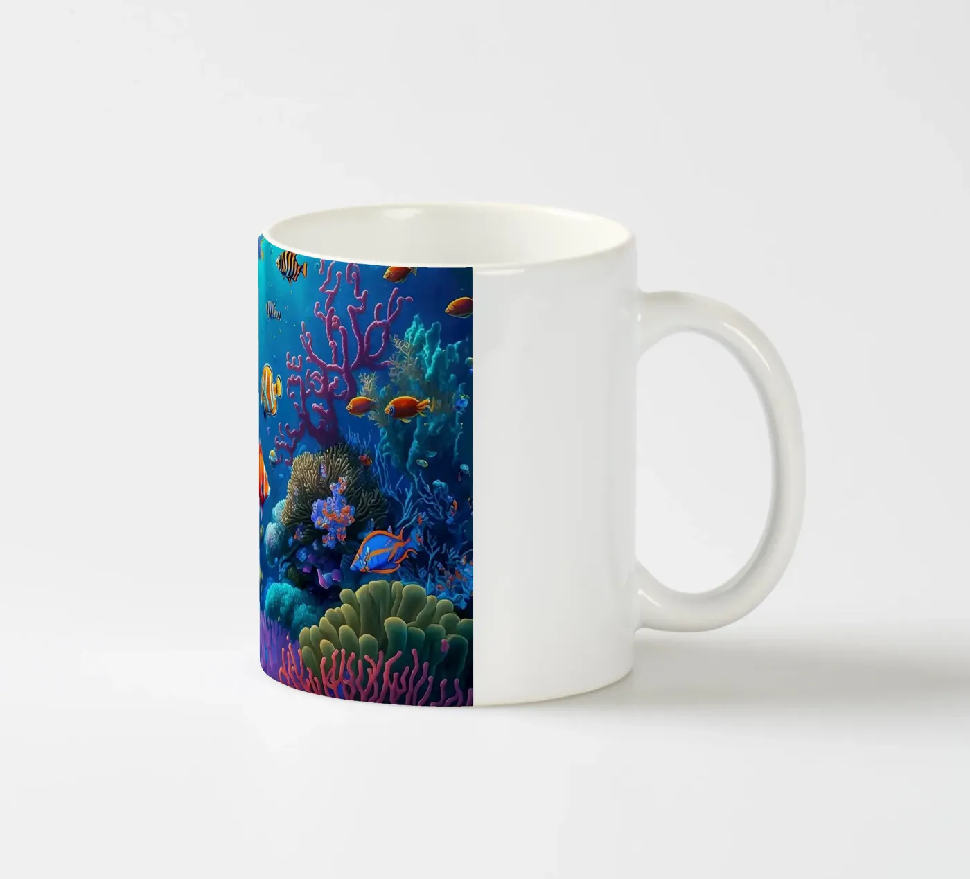 underwater ceramic mug by Abstract Botanical Art