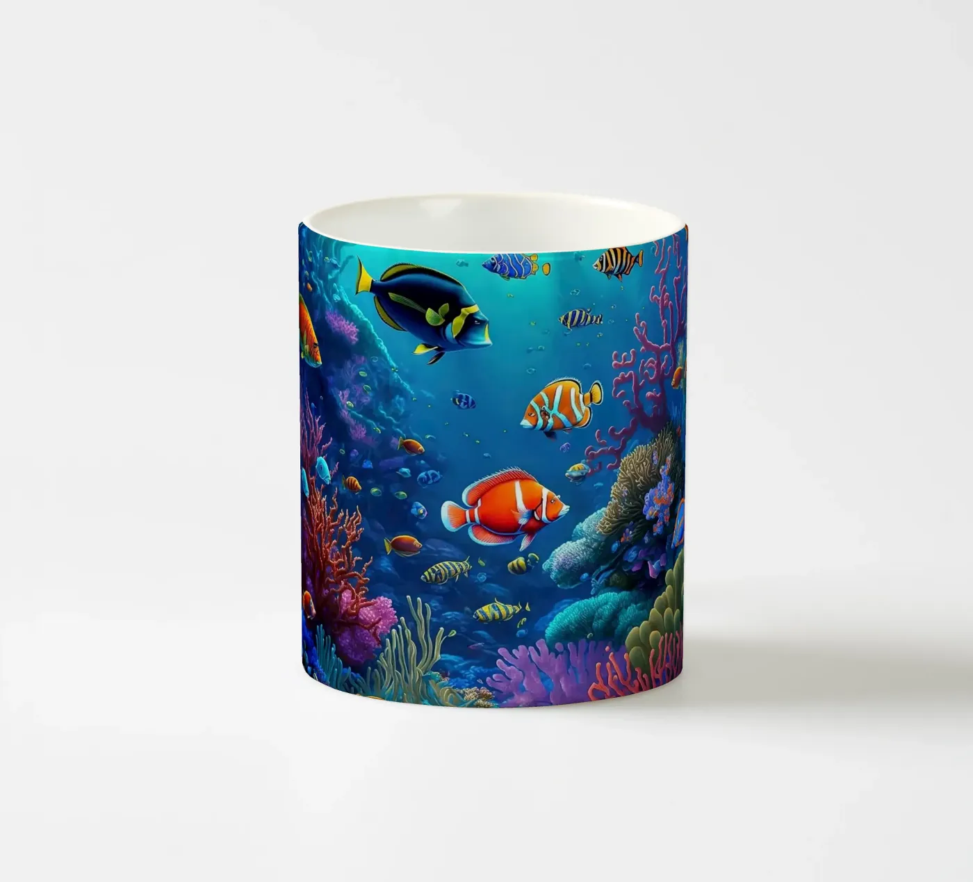 underwater ceramic mug by Abstract Botanical Art
