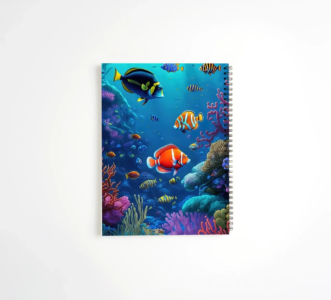 underwater spiral notebook by Abstract Botanical Art