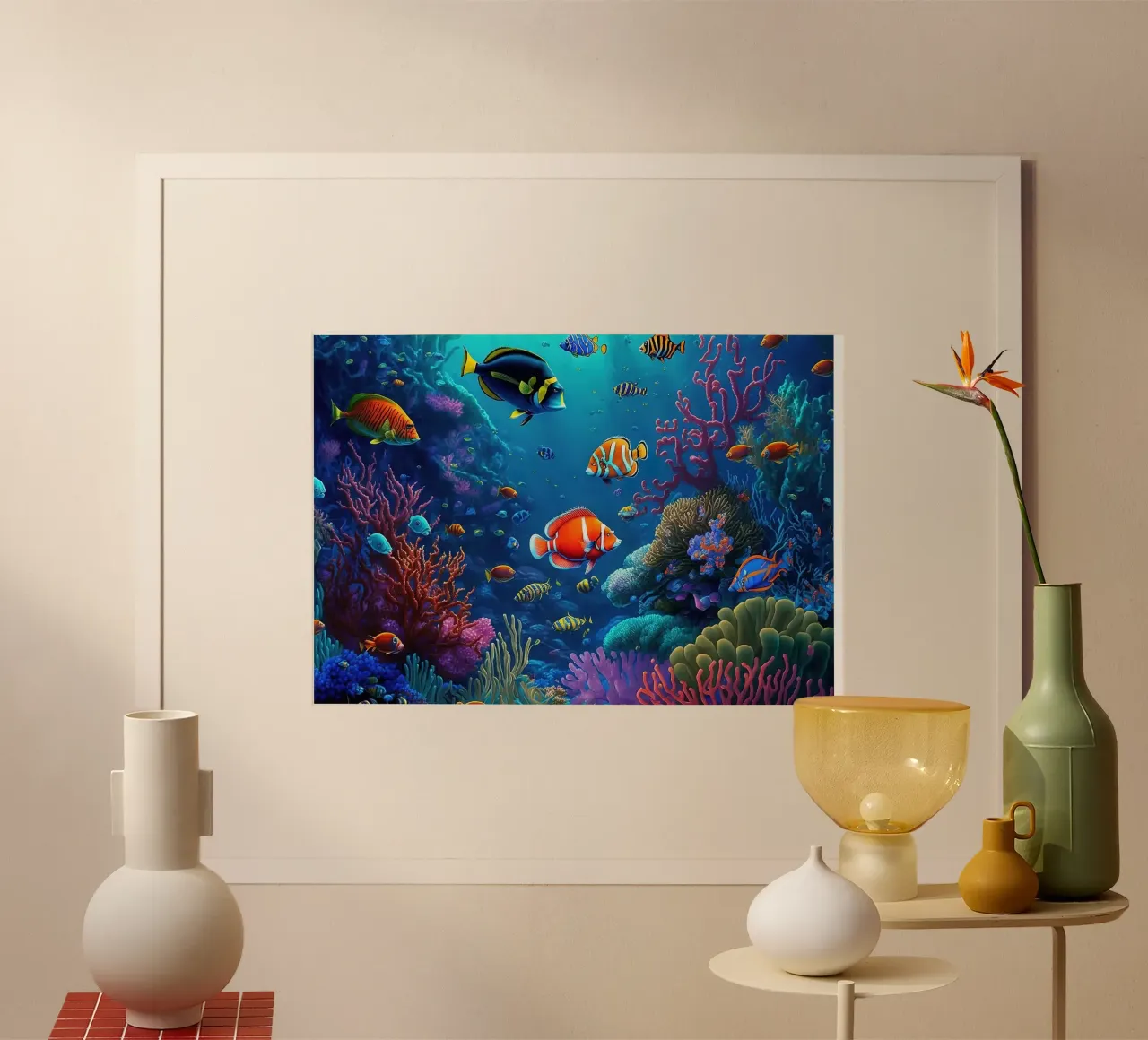 sott'acqua poster da Abstract Botanical Art