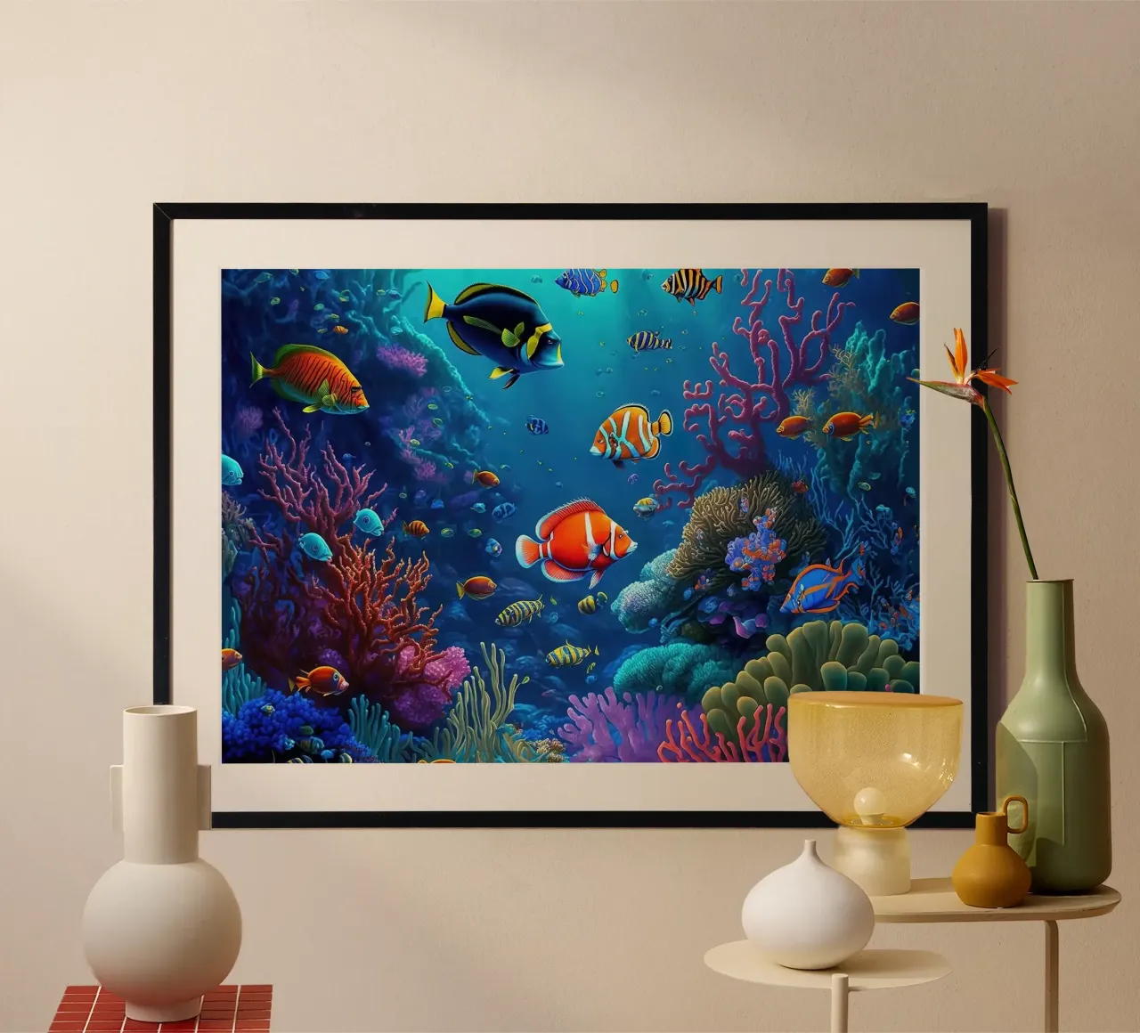 underwater hahnemühle by Abstract Botanical Art