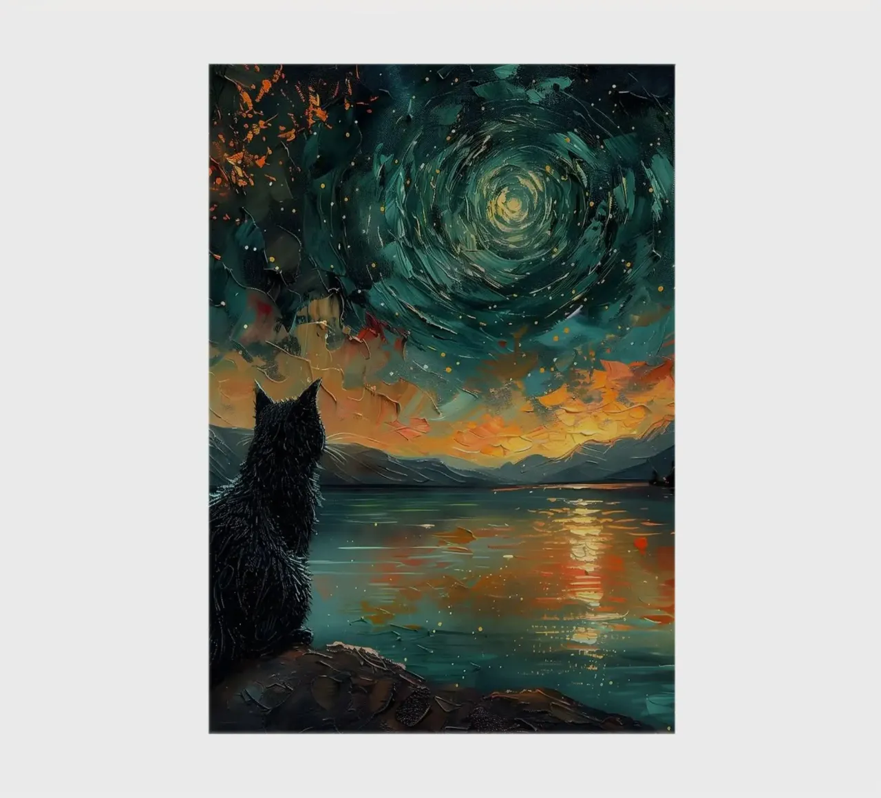 cat notebook by Abstract Botanical Art