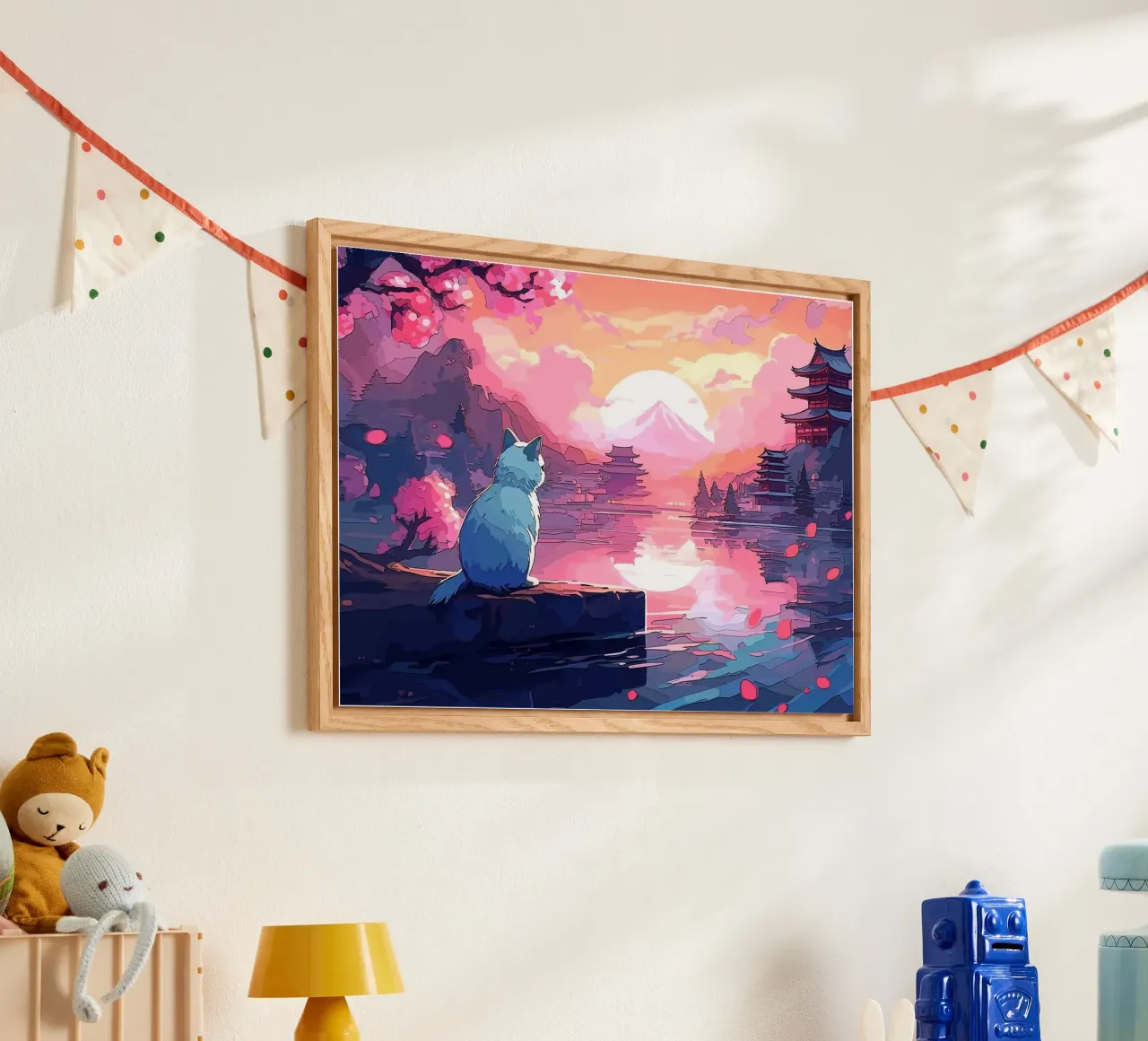 gatto plexiglass da Abstract Botanical Art