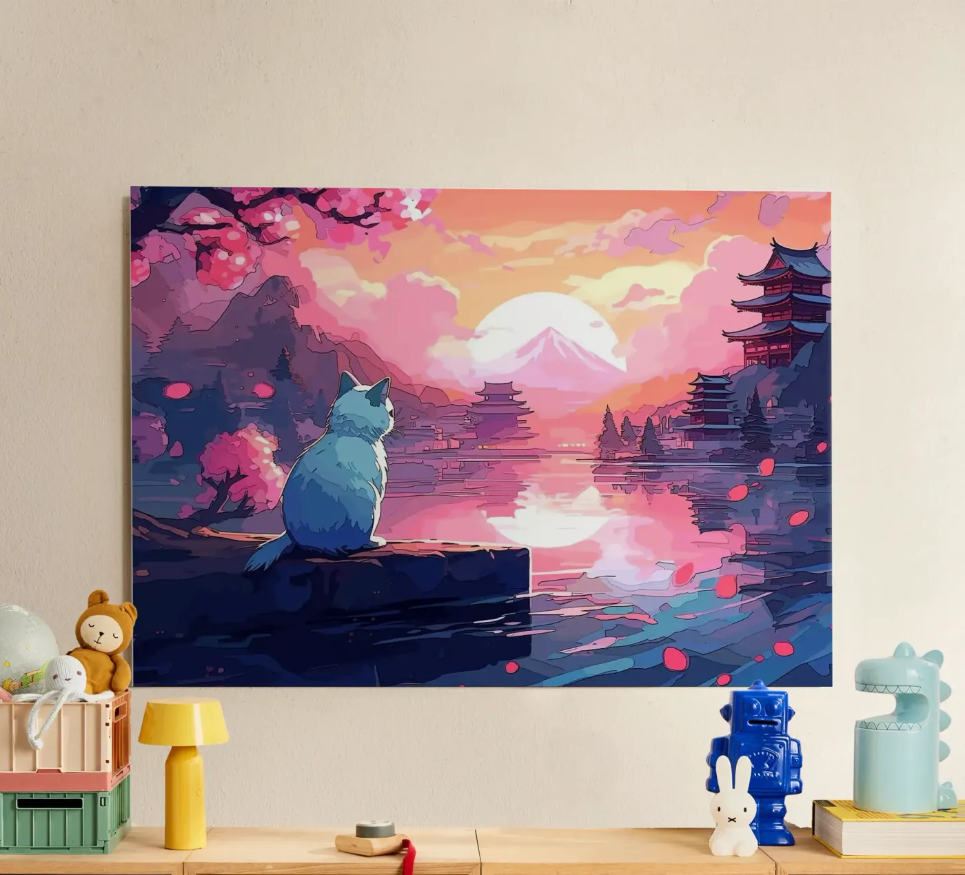 cat forex plate by Abstract Botanical Art