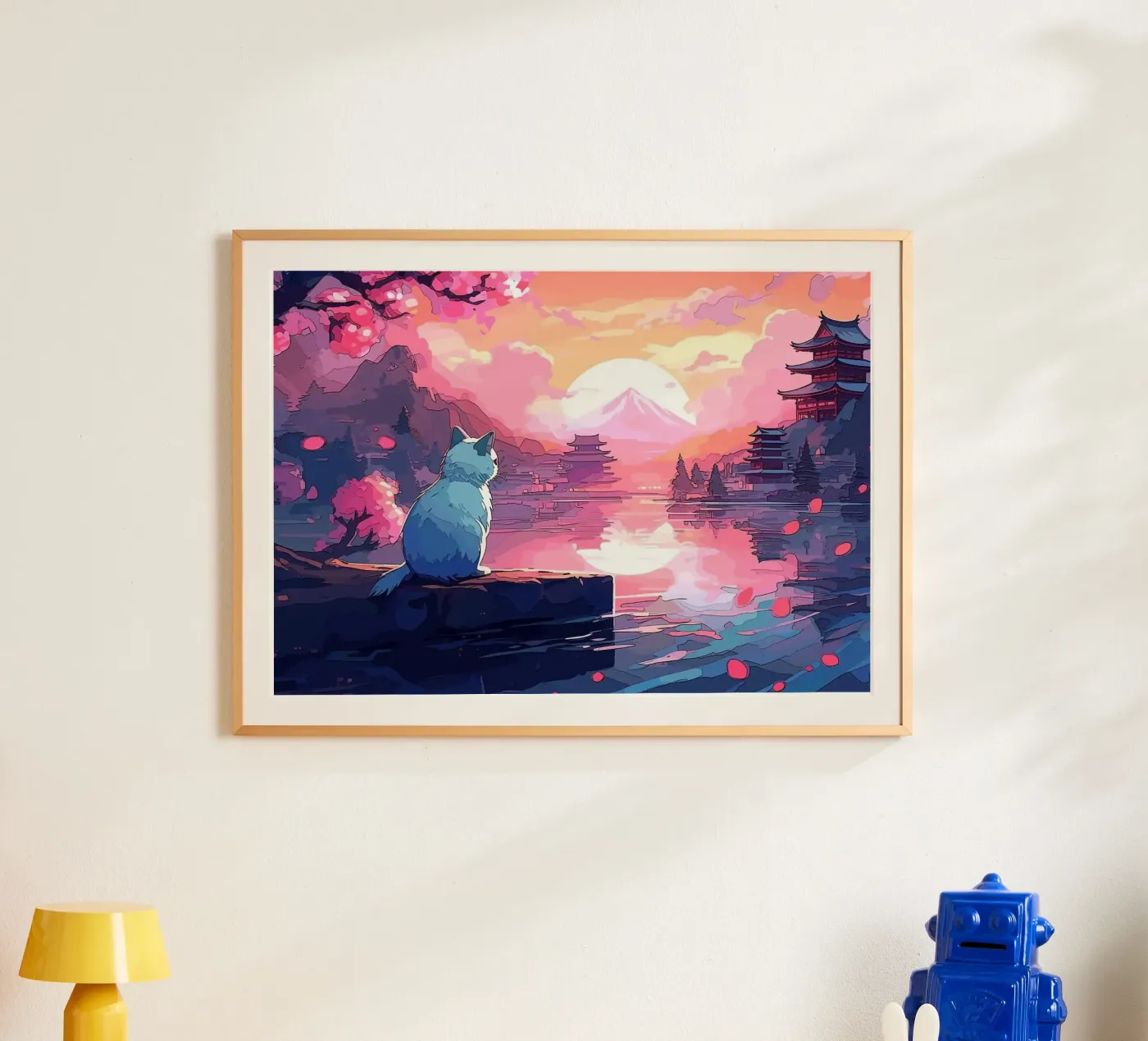 cat poster de Abstract Botanical Art