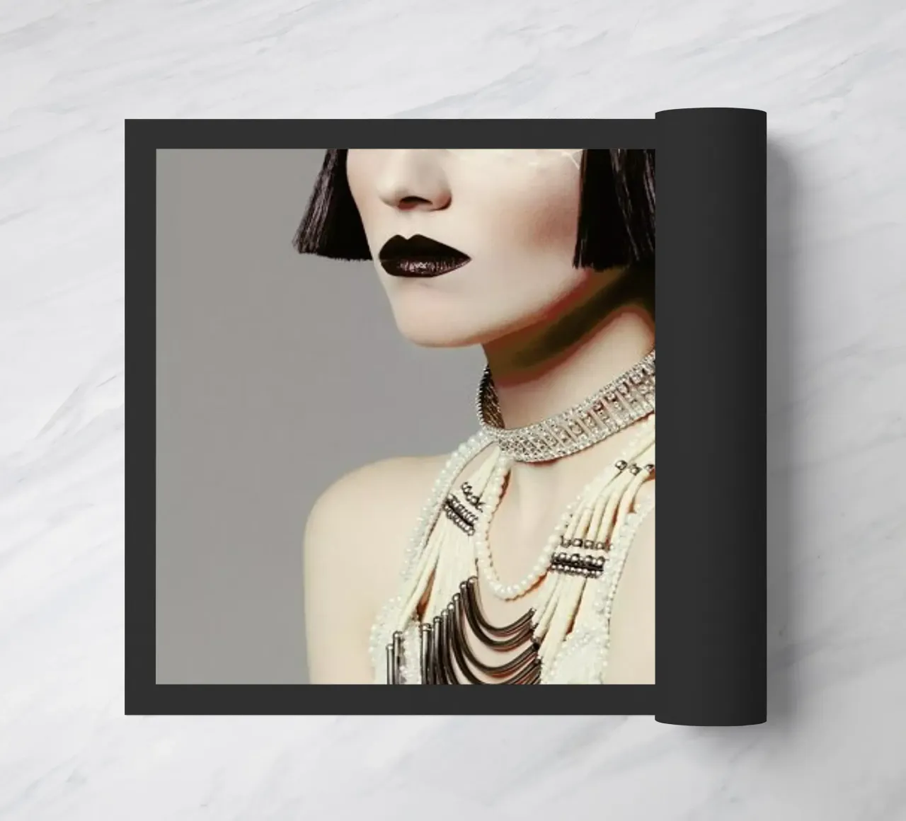 Pearls and Lace II zerbino da Runway Collective