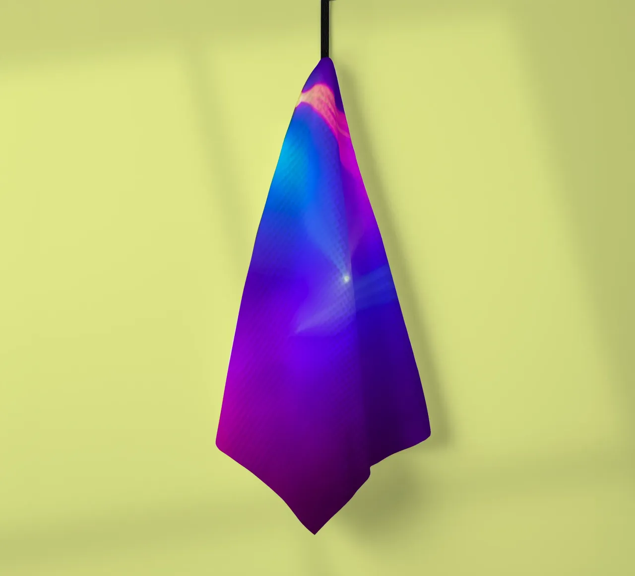 Luci di scena colorate illuminano un'atmosfera nebbiosa canovaccio da cucina da DesignDoodle