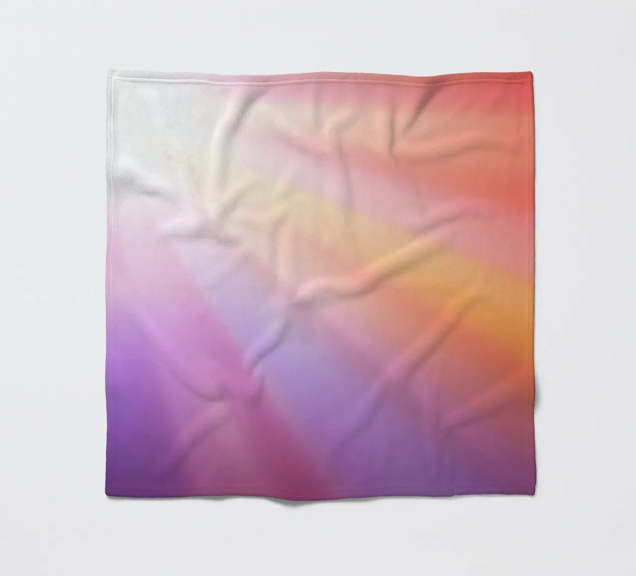 Bright rays of sunlight create a colorful gradient fleece blanket by DesignDoodle