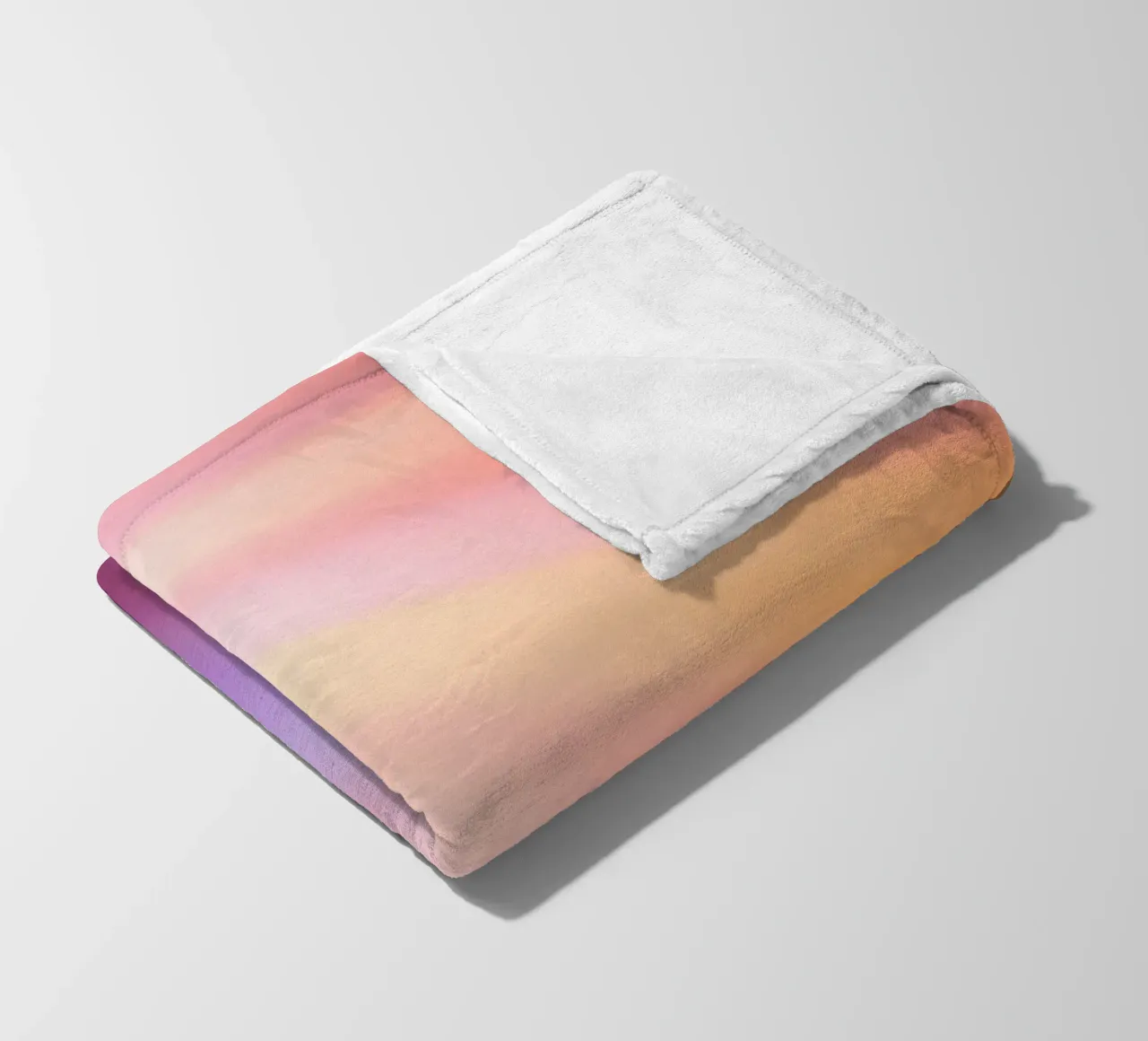 Bright rays of sunlight create a colorful gradient fleece blanket by DesignDoodle
