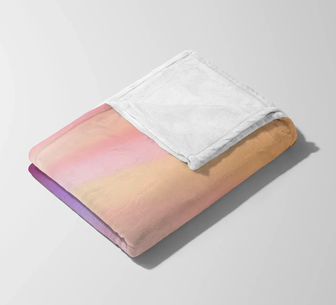 Bright rays of sunlight create a colorful gradient fleece blanket by DesignDoodle