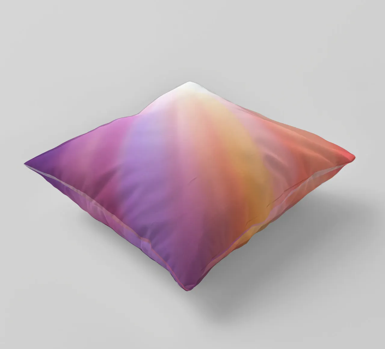 I raggi luminosi del sole creano un gradiente colorato cuscino da DesignDoodle