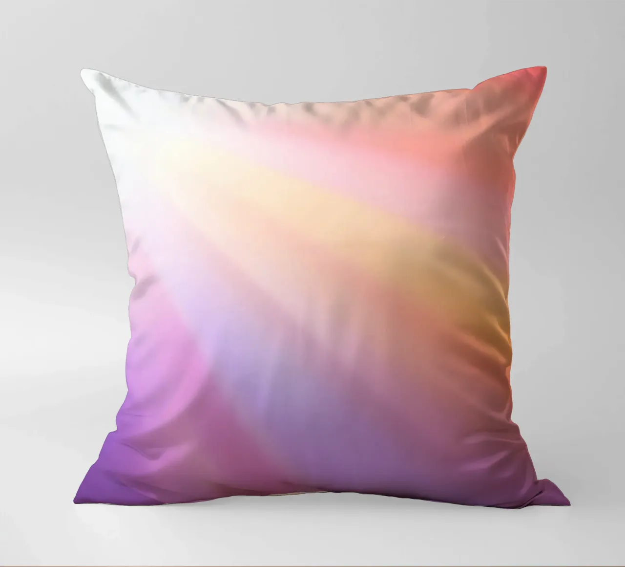 I raggi luminosi del sole creano un gradiente colorato cuscino da DesignDoodle