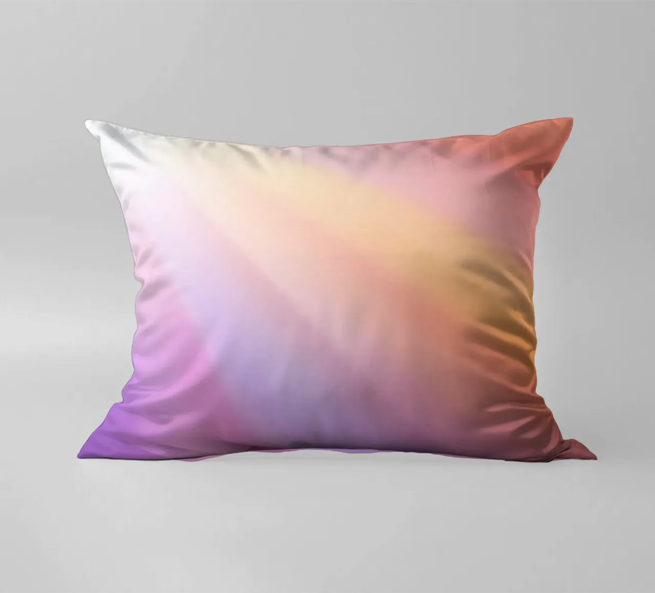 I raggi luminosi del sole creano un gradiente colorato cuscino da DesignDoodle