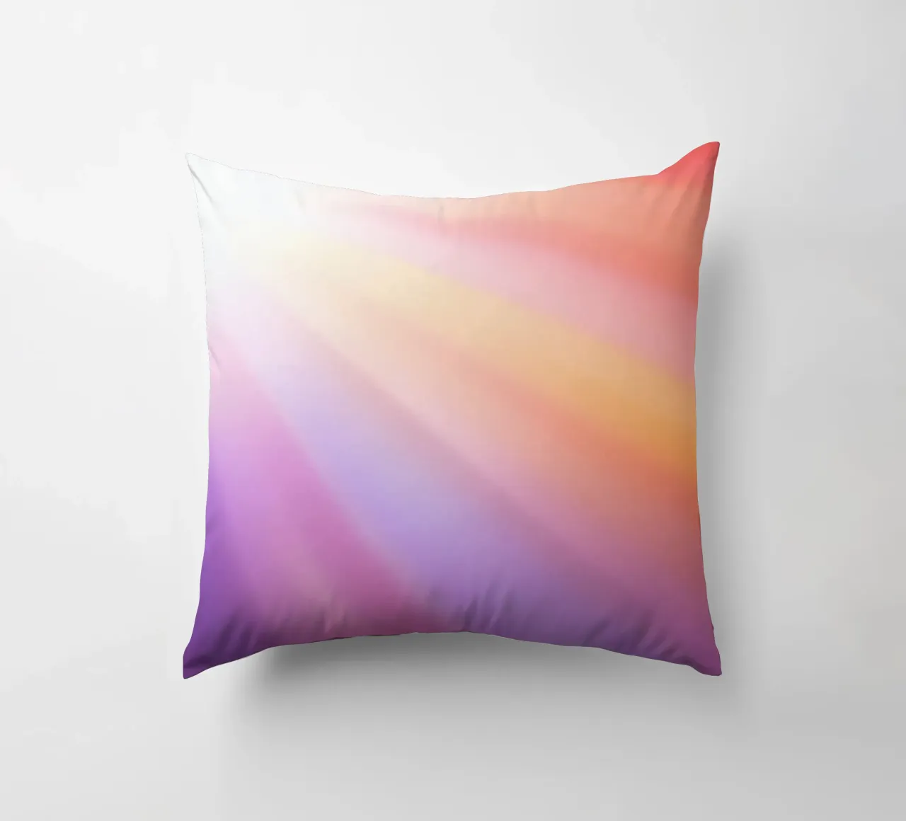 I raggi luminosi del sole creano un gradiente colorato cuscino da DesignDoodle