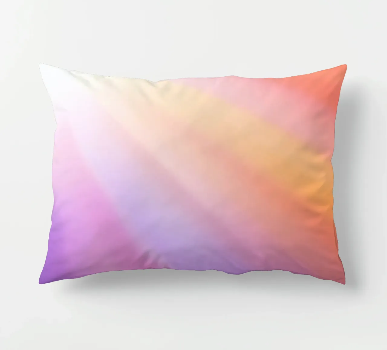 I raggi luminosi del sole creano un gradiente colorato cuscino da DesignDoodle