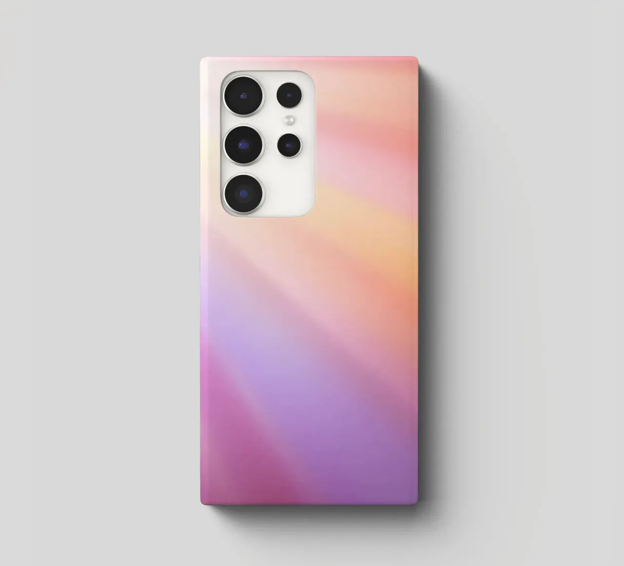 Bright rays of sunlight create a colorful gradient samsung phone case by DesignDoodle