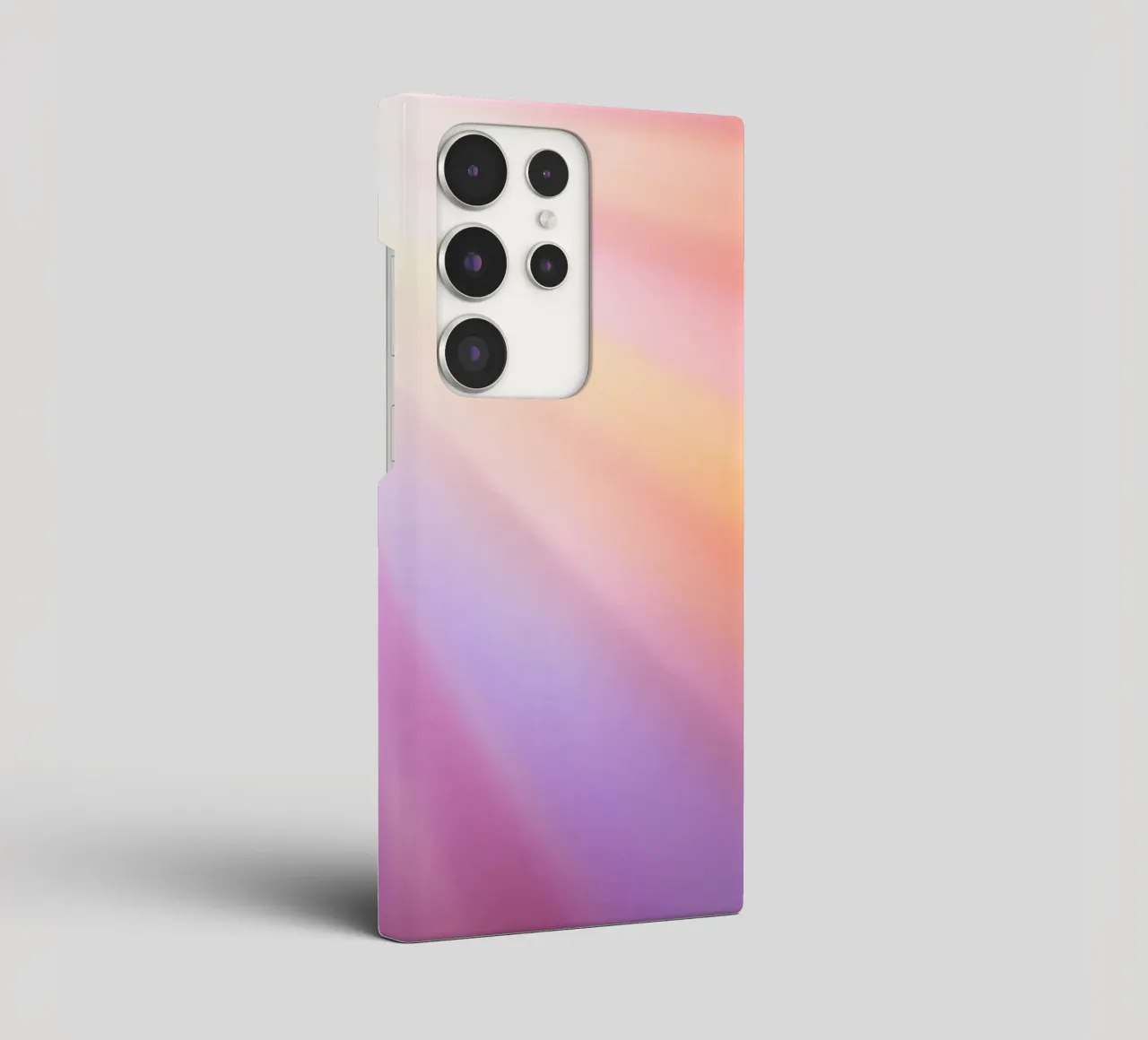 Bright rays of sunlight create a colorful gradient samsung phone case by DesignDoodle