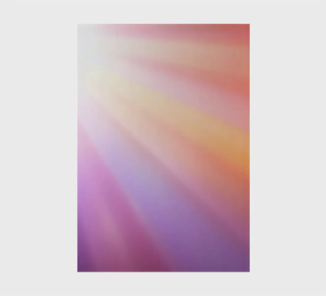 Bright rays of sunlight create a colorful gradient notebook by DesignDoodle