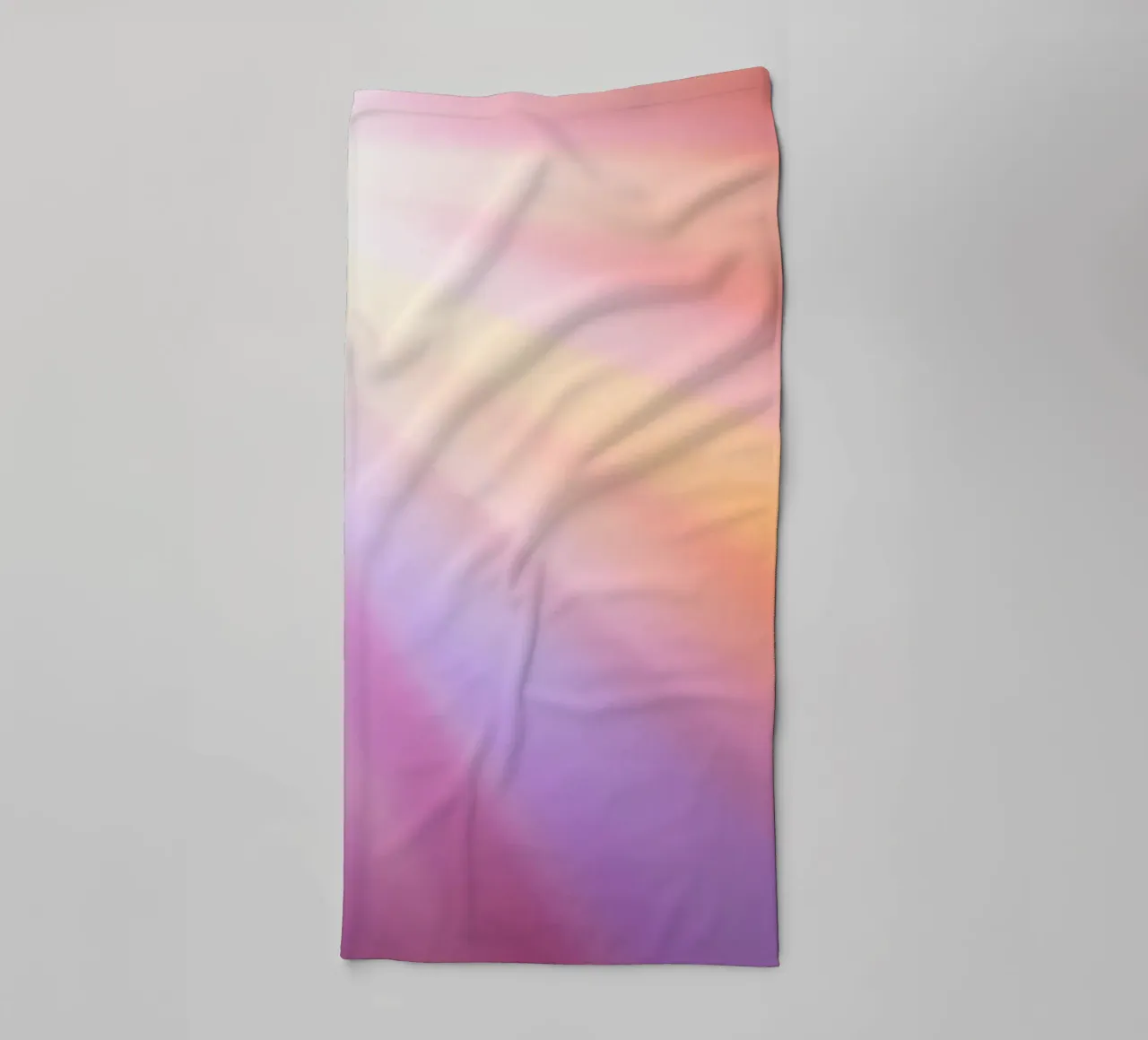 Bright rays of sunlight create a colorful gradient towel by DesignDoodle
