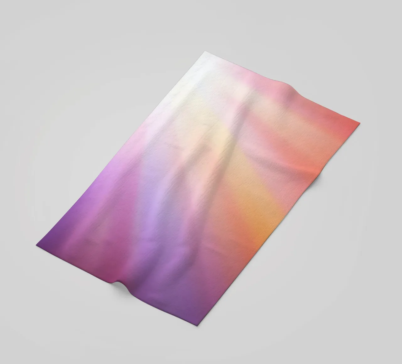 Bright rays of sunlight create a colorful gradient beach towel by DesignDoodle