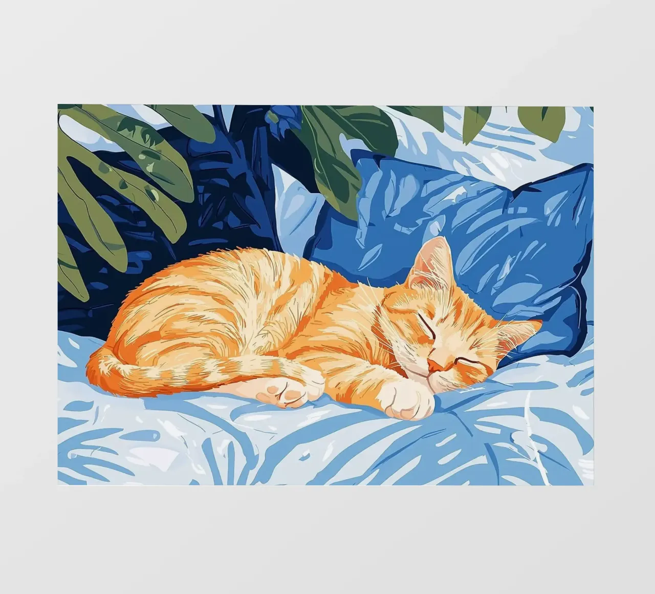 gatto pellicola backlit da Abstract Botanical Art