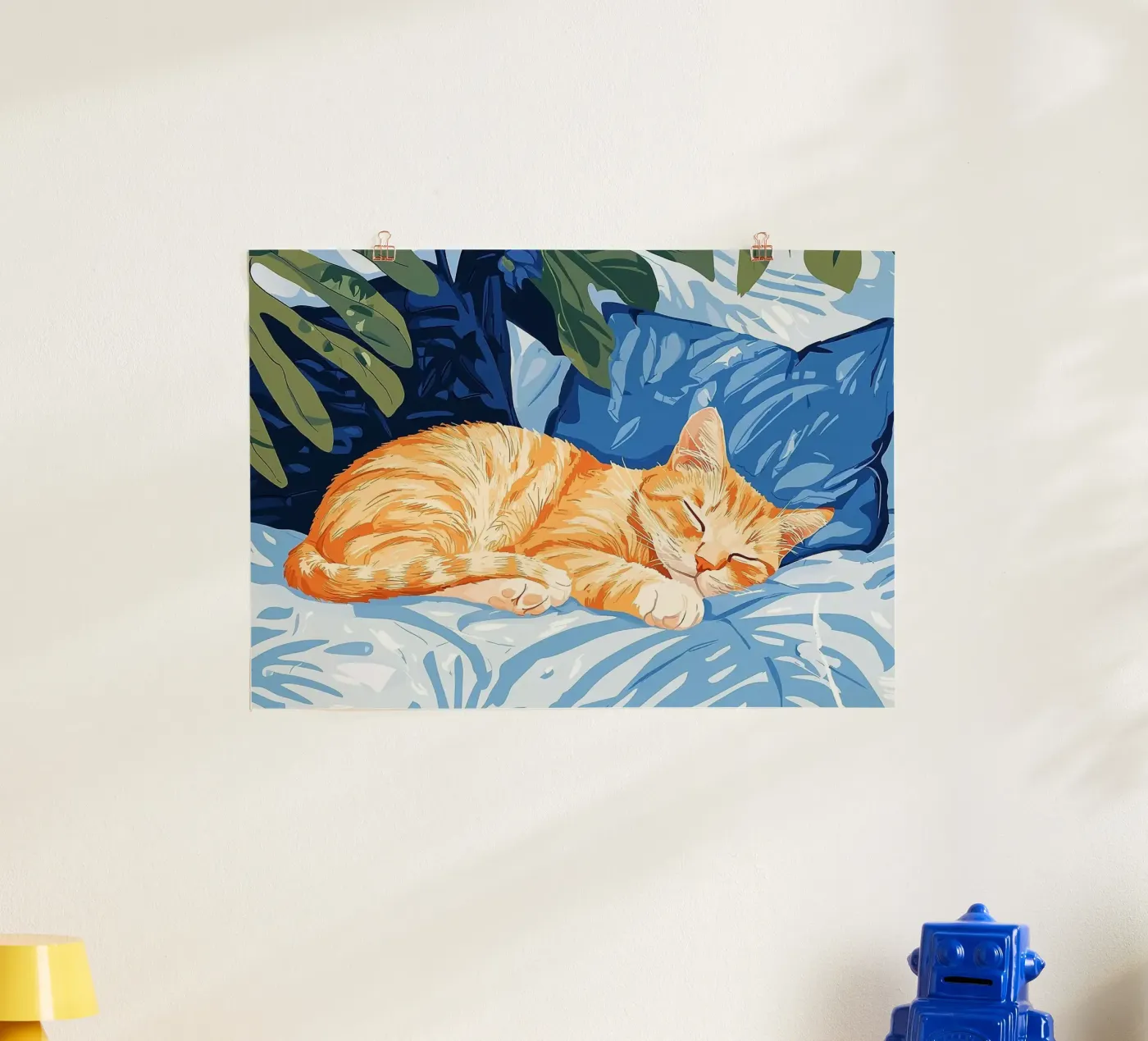 cat poster da Abstract Botanical Art