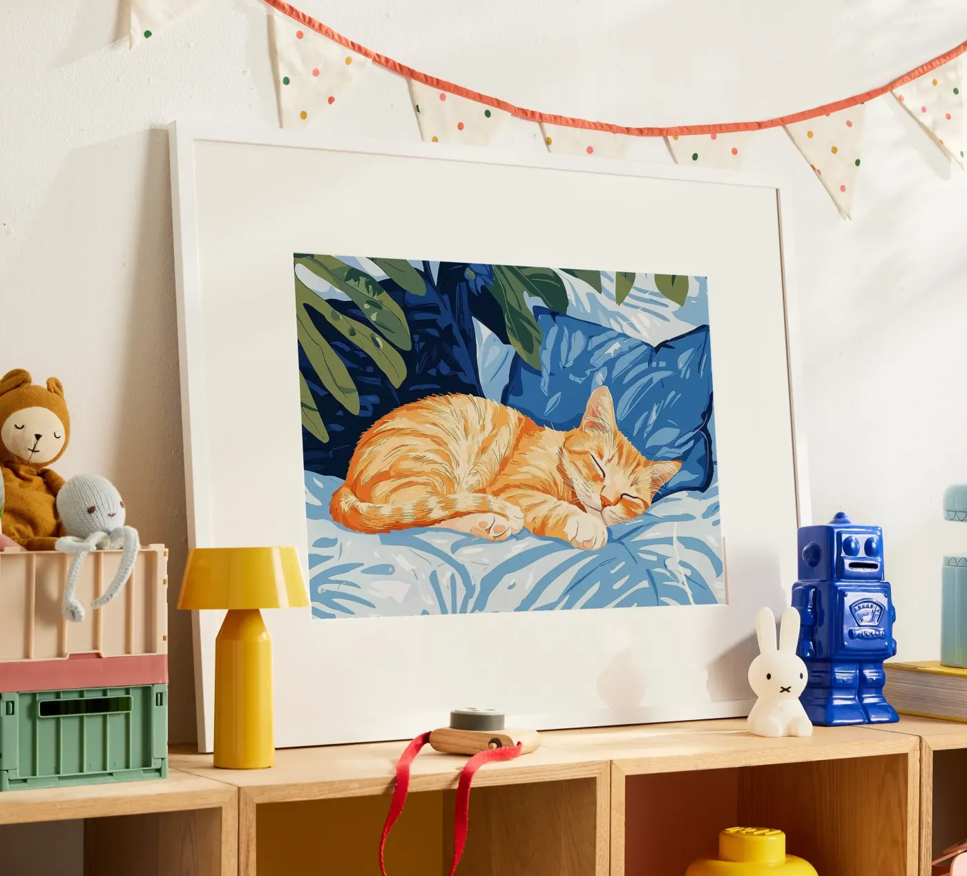 cat poster da Abstract Botanical Art